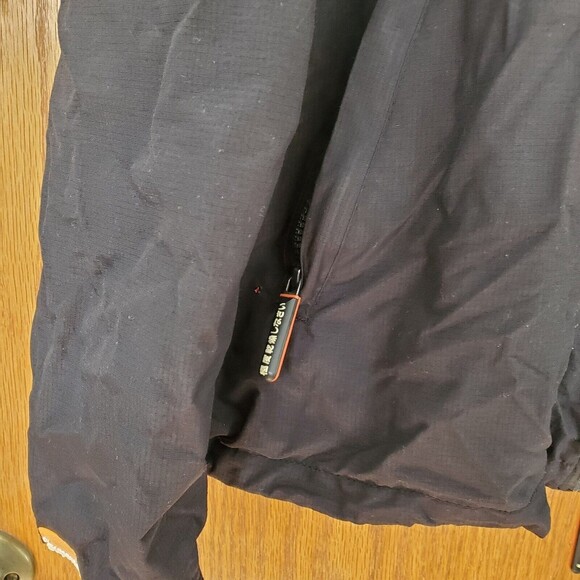 SuperDry Japan Professional The Windhiker Jacket Men's Size L Black/Orange Zip - Picture 14 of 16